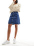 Фото #5 товара Barbour International mini denim skirt in mid wash