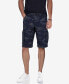 Men's Belted Double Pocket Cargo Shorts