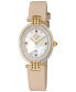 ფოტო #1 პროდუქტის Women's Matera Ivory Leather Watch 35mm