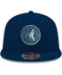 Фото #2 товара Men's Navy Minnesota Timberwolves Official Team Color 9FIFTY Snapback Hat