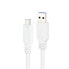 USB-C Cable to USB NANOCABLE 10.01.4001-W White 1 m (1 Unit)