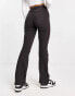 Фото #4 товара JDY Tulga high waisted flared jeans in dark grey