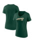 Фото #1 товара Women's Green Oakland Athletics One and Only V-Neck T-shirt
