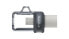 Фото #5 товара Sandisk Ultra Dual m3.0 - 256 GB - USB Type-A / Micro-USB - 3.2 Gen 1 (3.1 Gen 1) - Slide - 5.2 г - Черный - Серебро - Прозрачный - Флешка