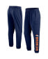 Men's Navy Denver Broncos Chop Block Fleece Sweatpants
