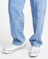 ფოტო #7 პროდუქტის Men's Soft Utility Ocean Blue Cargo Jeans, Created for Macy's