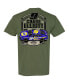 Фото #3 товара Men's Green Chase Elliott Military-Inspired Car T-shirt