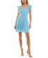 Фото #1 товара Платье Fit & Flare Trixxi с принтом и объемными рукавами