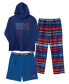 Фото #1 товара Men's Hoodie Lounge Hoodie, Shorts and Pants Gift, 3 Piece Set