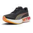 Фото #2 товара Puma Deviate Nitro 2 Ff Graphic Lace Up Mens Black Sneakers Athletic Shoes 3096