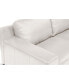 Фото #11 товара Darrium 5Pc Leather Sectional with Console, Created for Macy's
