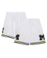 ფოტო #1 პროდუქტის Mitchell Ness Men's White Michigan Wolverines 1991/92 Throwback Jersey Shorts