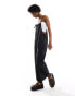 Monki lightweight denim dungarees in black Черный, L - EU 46-48 - фото #1