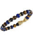 ფოტო #1 პროდუქტის Multi-Stone Beaded Bracelet in 14k Gold-Plated Sterling Silver, Created for Macy's