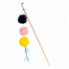 FREECAT 3 Coloured Balls Stick Toy