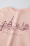 Paris print t-shirt