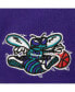Фото #4 товара Men's White, Purple Charlotte Hornets Retro Sport Color Block Script Snapback Hat