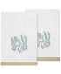 Textiles Turkish Cotton Aaron Embellished Bath Towel Set, 2 Piece
