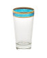 Фото #7 товара Melania Collection Multicolor Highball Glasses, Set of 6