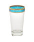 Melania Collection Multicolor Highball Glasses, Set of 6