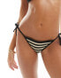 Фото #1 товара New Look crochet tie side bikini bottom in black