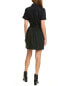 Фото #2 товара Mother The Wrapped Up Mini Dress Women's Black Xs