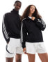 adidas Originals Adicolour unisex track jacket with funnel neck in black