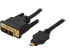 Фото #1 товара StarTech.com HDDDVIMM2M Black Micro HDMI (19 pin) Male to DVI-D (19 pin) Male to