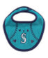 Newborn and Infant Boys and Girls Navy, Aqua Seattle Mariners Three-Piece Love of Baseball Bib Bodysuit and Booties Set