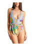 Фото #1 товара Women's Cutout Belted One Piece Swimsuit