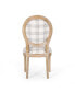 Phinnaeus French Country Dining Chairs Set, 4 Piece