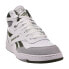 Фото #2 товара Reebok BB4000 II Mid Men's Shoes White-Varsity Green 100032748