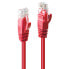 Lindy 10m Cat.6 U/UTP Cable - Red - 10 m - Cat6 - U/UTP (UTP) - RJ-45 - RJ-45
