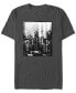 Фото #1 товара Men's Generic Additude Distressed Skyline Short Sleeves T-shirt