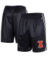 Men's Black Illinois Fighting Illini Team Lacrosse Shorts