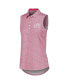 Фото #2 товара Women's Pink Arnold Palmer Invitational Deco Sleeveless Mattr Polo