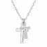 Фото #1 товара Silver necklace with a cross 12012.1