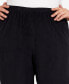 Plus Size Classic Slimming Corduroy Short Length Pant