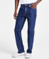 ფოტო #1 პროდუქტის Men's Straight Fit Indigo Blue Jeans