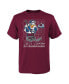 ფოტო #1 პროდუქტის Big Boys and Girls Burgundy Colorado Avalanche Disney Donald Duck Three-Peat T-shirt