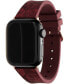 ფოტო #2 პროდუქტის Women's Cranberry Silicone Apple Watch Strap 38mm, 30mm, 41mm