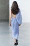 Фото #5 товара Платье асимметричного кроя с накидкой ZARA