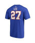 Фото #4 товара Men's Anders Lee Royal New York Islanders Name and Number T-shirt