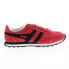 Фото #1 товара Gola Boston CMA297 Mens Red Synthetic Lace Up Lifestyle Sneakers Shoes 9