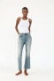 TRF CROPPED LOW-RISE FLARED JEANS