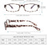 Фото #4 товара Yuluki Pack of 5 Reading Glasses Blue Light Blocking Visual Aid for Women Men Lightweight Rectangle Glasses Spring Hinge
