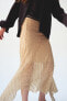 Фото #4 товара Asymmetric Lace-look Skirt