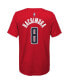 ფოტო #2 პროდუქტის Big Boys Rui Hachimura Red Washington Wizards Name and Number Performance T-shirt
