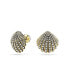 ფოტო #3 პროდუქტის Shell, White, Gold-Tone Idyllia Stud Earrings