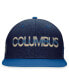 ფოტო #3 პროდუქტის Men's Navy, Blue Columbus Blue Jackets Authentic Pro Alternate Jersey Snapback Hat